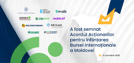 Acordul de Acționari pentru Bursa Internațională a Moldovei a fost semnat!